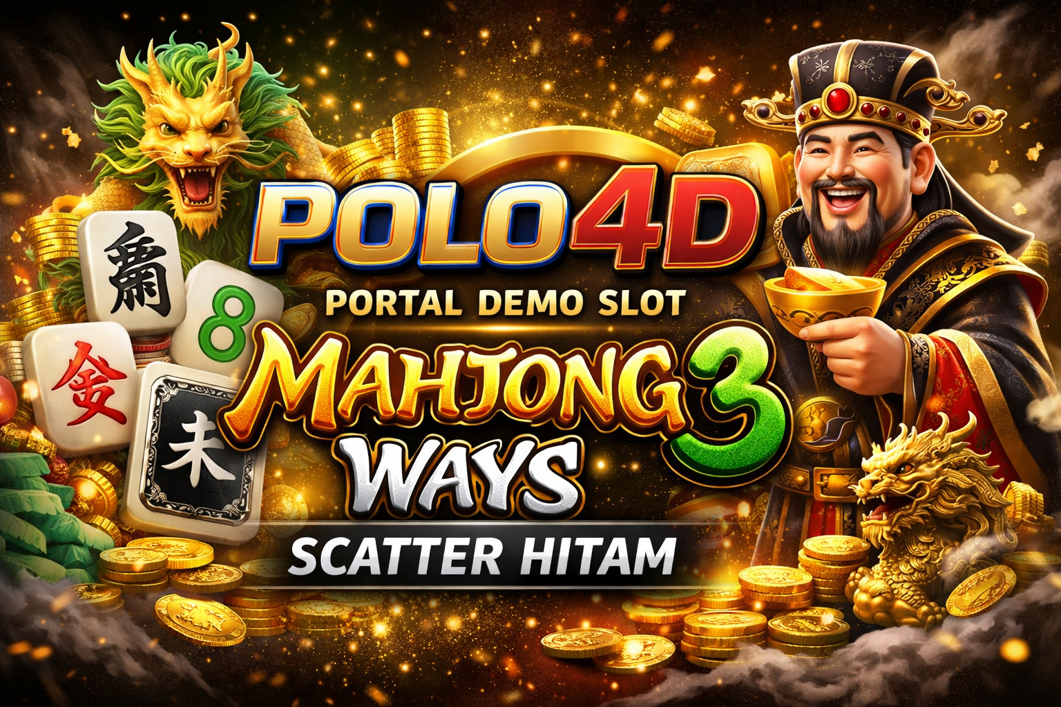 POLO4D – Portal Demo Slot Mahjong Ways 3 Scatter Hitam